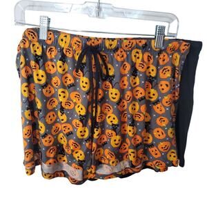 Pillow Talk 2 Pack Pumpkins and Cats Sleep Lounge Shorts, NWOT, XL
